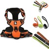 OLizee Reflective Nylon No-Pull Dog Harness and Training Leash Set