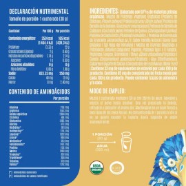 Birdman Falcon Protein Proteína Vegana Orgánica Certificada | Con Enzimas Digestivas Y Probióticos | Sin Gluten | Vainilla | 510g