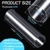 Pangda 4 Pcs 4" OD x 15.5" Clear Acrylic Pipe