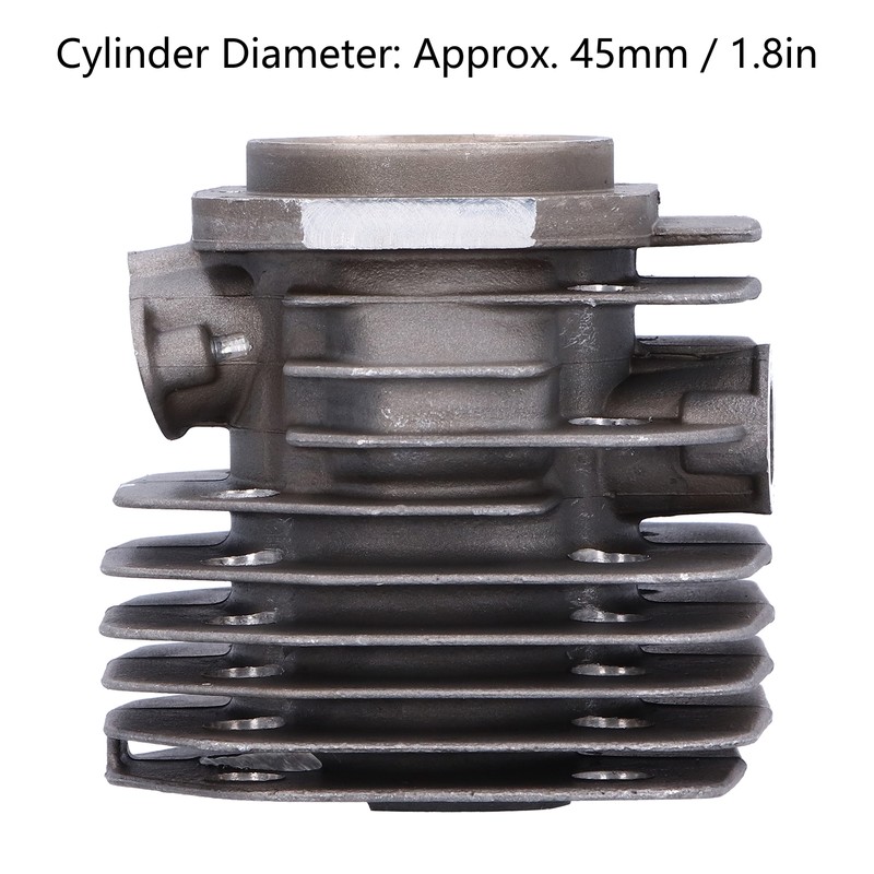 45mm Cylinder Head Kit Piston Ring Pin Fastener Chainsaw Accessories