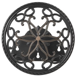 Liberty Garden 671 Wall Mount Decorative Garden Hose Butler, Holds 125-Feet of 5/8-Inch Hose - Patina