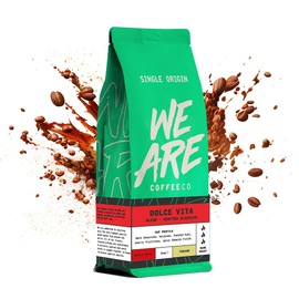 Coffee Beans 1kg Bag, Whole Bean Coffee, Dolce Vita Blend Coffee Beans, 100% Arabica & Robusta, Dark Roast Fresh Coffee, Single Origin (We Are Coffee Co)