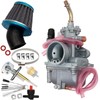 Aynaxcol 5HN-14101-00-00 TTR90 Carburetor with Air Filter and Valve Petcock