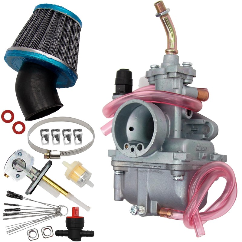 Aynaxcol 5HN-14101-00-00 TTR90 Carburetor with Air Filter and Valve Petcock