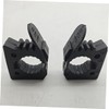 NOLITOY 2pcs Adjustable Quick Release Rubber Pole Clamp for Mounting
