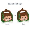 12Pcs Safari Animal Party Favor Box - Jungle Animal Box