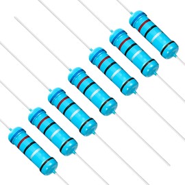 Chanzon 30pcs 2W 6.2Ω Ohm 6r2 Metal Film Fixed Resistor 0.01 ±1% Tolerance 6.2R MF Through Bore Resistors Current Limiting Rohs Certified Resistor