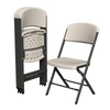 Lifetime Folding Chairs, Heavy Duty Foldable Chair Contoured for Comfort,