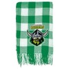 Canberra Raiders Rugby League Tartan Fabric Large Throw Blanket