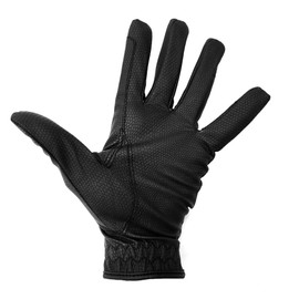 Oypla Coco Equestrian Black (S) Ladies Breathable Synthetic Leather Horse Riding Gloves