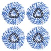 4 Pack EasyWring RinseClean Spin Mop Microfiber Refill Compatible for