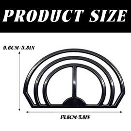 ChenYuehao 6Pcs Smooth Surface Hat Curving Band Reusable Hat Brim Bender Stable Circle Hat Bill Bender Cap No Steaming Hat Bill Bender for Baseball Caps