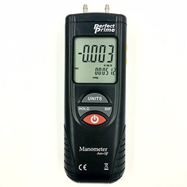 PerfectPrime AR1890 Professional Digital Air Pressure Meter & Manometer to Measure Gauge & Differential Pressure ±13.79kPa / ±2 psi / ±55.4 H2O