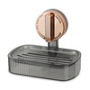 SUPERFA Suction Soap Dish for Shower, Vacuum Suction Soap Holder