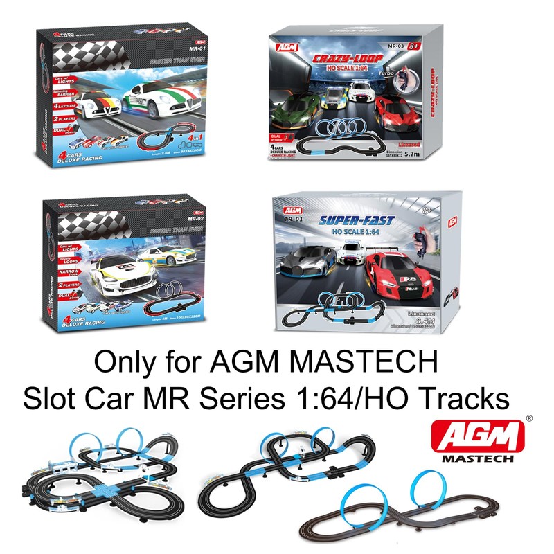 AGM MASTECH Extension Set #2-8 Piece Curved Track Expansion Accessory
