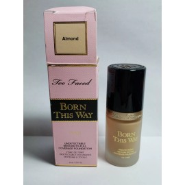Too Faced Born This Way Natural Finish Foundation Almond Full Size BNIB