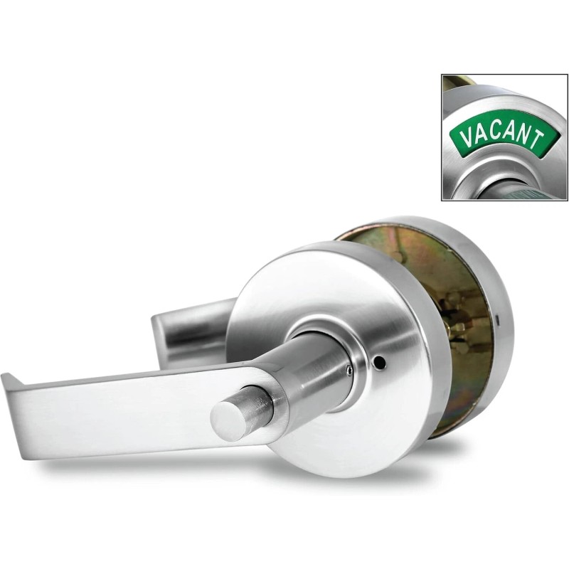 VIZILOK Privacy Indicator Door Lock Inuse or Vacant, Bathroom RIGHT