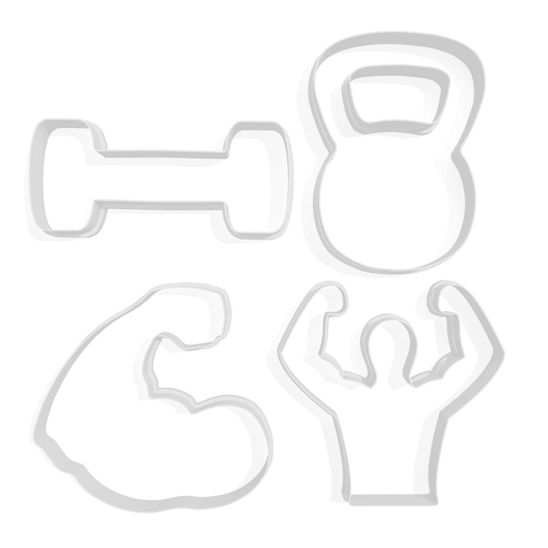 Gym Cookie Cutter Pack – Fitness