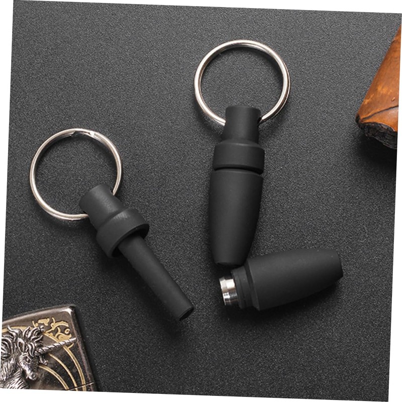 Baluue 2pcs Smoking Essential Keychain Puncher Hole Opening Tool Mini