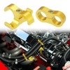 X AUTOHAUX 5pcs AN10 Hose Separator Clamp Fuel Line Connector