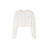 VERTBAUDET Girls Short Cardigan, Ecru