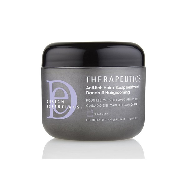 Design Essentials Therapeutics Anti-Itch Hair & Scalp Treatment Dandruff Hairgrooming For Relaxed & Natural Hair - 4 Oz