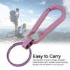 Lightweight Titanium Alloy Key Chain Waist Hanging Keyring Outdoor Climbing