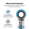Capri Tools 10 mm 120-Tooth Ultra-Smooth Reversible Ratcheting Combination Wrench,
