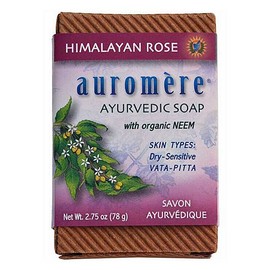 Auromere Ayurvedic Neem Himalayan Rose Soap 78g