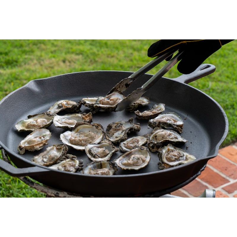 King Kooker 5500 Stainless Steel Oyster Opener, with Oyster Knife