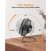 EasyAcc 5 Inch USB Desk Fan, Small USB Desk Fan,