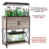 Herture 20-29 Gallon Aquarium Stand Metal Frame Fish Tank Stand
