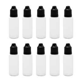 LDPE-Tropfflasche für Flüssigkeiten und Augentropfen, mit kindersicherer Kappe,Tropfspitze, 20 ml Inhalt in 6 Farben