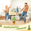 YMLTP Talking and Dancing Cactus Toy, Mimics Sounds, Plays English