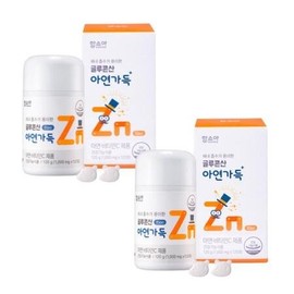 Hamsoa Gluconate Zinc Full 120 Tablets / 함소아 글루콘산 아연가득 120정