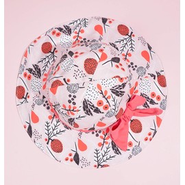 Happy Cherry - Summer Hat for Baby Boys Girls Hat with Brim Fishing Hat Summer UV Protection for Beach Holiday Outdoor Bucket Hat Kids Fishing Hat Sun Protection - 0-6 Years, pink