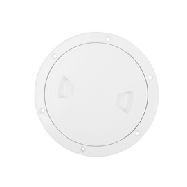 Hihaha 6" Boat White Circular Inspection Hatch Deck with Detachable Cover Durable Material