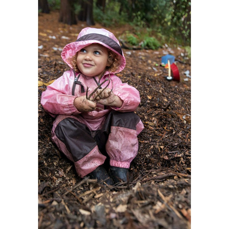 Tuffo Muddy Buddy Overalls - Pink, 4T