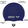 Arena Classic Unisex Soft Silicone Swim Cap for Women and