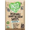 InsoGreen Unscented Laundry Detergent Sheets - 40 Eco Sheets for