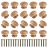 MengH-SHOP Wooden Furniture Knobs, Drawer Knobs, Wooden Knobs, Round Cabinet