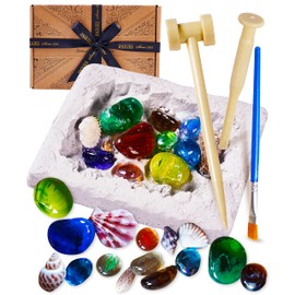 Jaques of London Gemstone Dig Kit | Girls Toys Age 3 4 5 6 | Gem Stones Set for Kids | Gem Dig Kit | Since 1795
