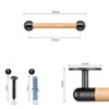 15" Wood Handrail Wall Mount Handrails for Indoor Stairs, 2Pcs