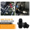 New -6AN 6AN Male Flare to 5/8"-18 Inverted Flare Adapter