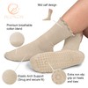 Pilates Socks with Grips for Women, Non-Slip Yoga Athletic Socks