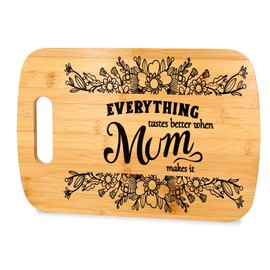 Mum Gifts, Mum Birthday Gifts, Bamboo Cutting Board, Gifts for Mum on her Birthday, Mothers Day Gifts for Mum from Son/Daughter, Gift Ideas for Mum, Best Mum Gifts Idea