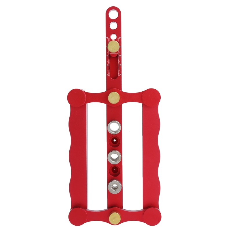 Self Centering Doweling Jig Borehole Locator with Scale Kit DIY