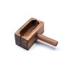 Ironwood Gourmet 28330 Local 338 Bagel Miter, Acacia Wood, 7