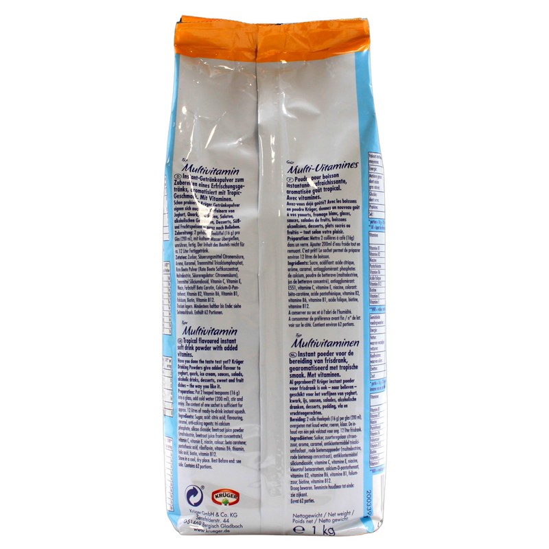 Krüger Family Type Multivitamin Drink Powder, Pack of 10 (10