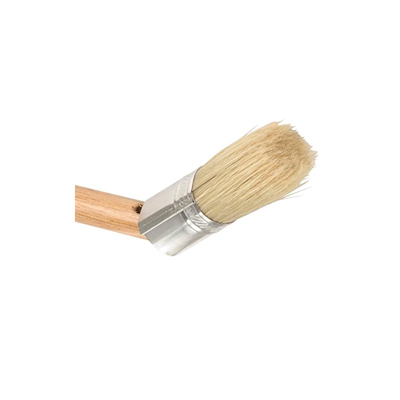 Steelman Euro Lube Angled Applicator Brush with Stiff Bristles for